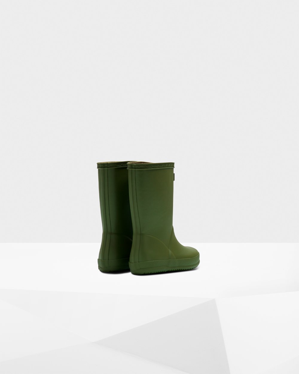 Kids Rain Boots - Hunter Original First Classic (76IZLADVQ) - Green